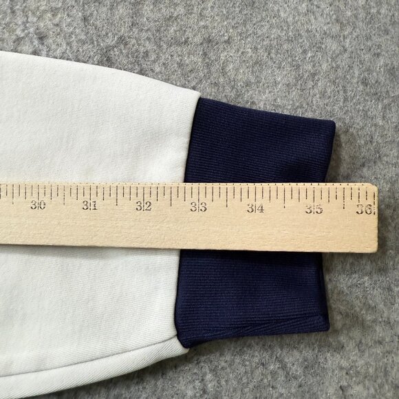 Polo Ralph Lauren Track Jacket Men L Blue White Red Knit Interlock VTG Full Zip - Picture 13 of 14